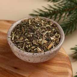 Подарочный набор Снигирь: сбор трав 20 г., варенье из сосновых шишек 20 г., безалкогольный бальзам 100 мл. - Доброе здоровье фото 5