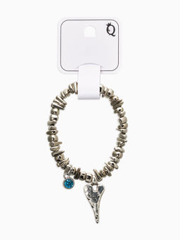 Браслет "Стиляшка" крошка, цвет голубой в серебре