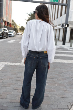 JEANS Z1975 STRAIGHT MID-WAIST - Zara фото 17