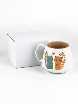 Кружка чайная керамическая Котики, 350 мл