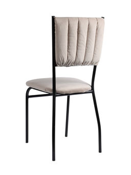 Стул разборный "Камелот" черный/бежевый