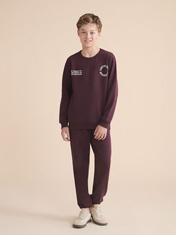 Bisiklet Yaka Erkek ?ocuk Sweatshirt