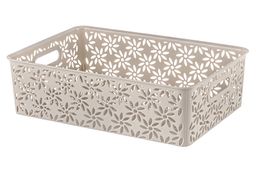 Корзинка 7,5 л 35*24,5*10,5 см Ромашки латте (модель 512020)