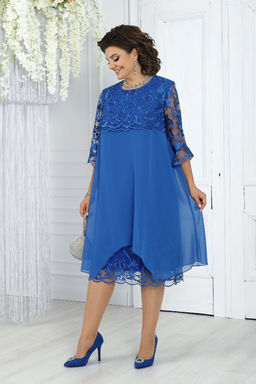 Платье Ninele 7431-Р темно-синий - Mira fashion фото 1286