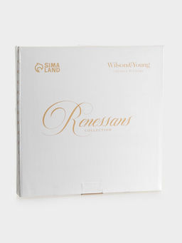 Тарелки обеденные WY Renessans, набор 2 шт., d=26.5 см, фарфор, белые