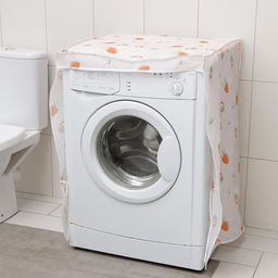 Чехол для стиральной машины с горизонтальной загрузкой Доляна, 586285 см, ЭВА, МИКС