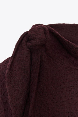 KNOTTED KNIT TOP - Zara фото 8