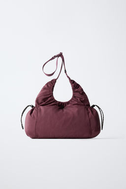 SHOPPER NYLON / Rojo Burdeos