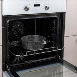 Ковш с тефлоновым покрытием 1,5л, д18см "Гранит Induction", h8см, s0,4см, съемная ручка из термостойкого пластика, стеклянная крышка с пароотводом, подарочная упаковка (Россия) Подходит для всех видов плит, включая индукционную.