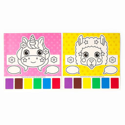 Водная раскраска Маска, 2 шт., кисточка, виды МИКС - Simaland фото 3