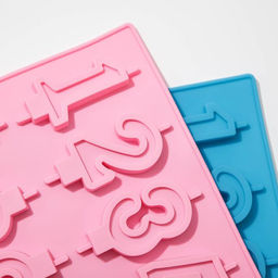 Форма для шоколада Доляна Цифры, силикон, 26?21 см, 10 ячеек (7?4 см), МИКС  фото 4