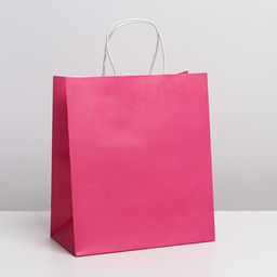 Пакет крафтовый Pink, 22 25 12 см