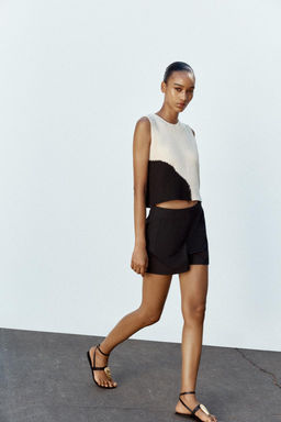 SLEEVELESS KNIT TOP - Zara фото 3