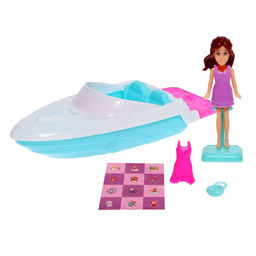 Кукла малышка Кэтти с катером и аксессуарами, цвета МИКС - Simaland фото 2