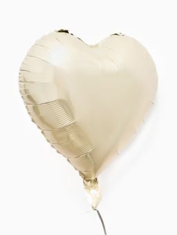 Цена за 2 шт.Воздушные шары фольгированные 17 Сердце, молочный сатин, набор 5 шт. - Страна карнавалия фото 2