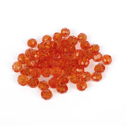 Бусина "Zlatka" акрил АБР (ABR)-1 10 мм 25 г 150 оранжевый