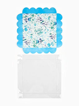 Цена за 5 шт. Коробка для печенья, кондитерская упаковка с пластиковой крышкой, От всего сердца, 18?18?3 см