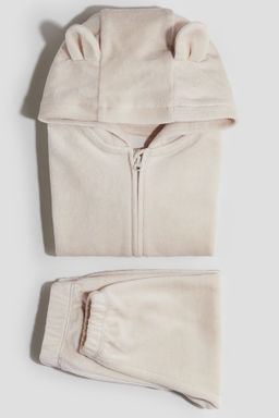Conjunto de 2 piezas en velour