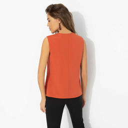 Блуза в трендовом цвете, Легкое настроение (терракот) - Charutti фото 5