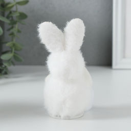 Фигурка Зайка с морковкой, 6.5?6.8?11.7 см