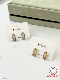 Серьги женские из медицинской стали