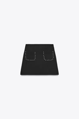 FAUX PEARL MINI SKIRT - Zara фото 7
