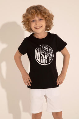 Футболка U. S. Polo Assn для мальчиков с круглым вырезом черная - U.s. polo assn фото 8