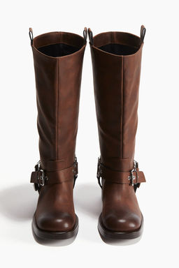 Botas biker a la rodilla - H&m фото 3