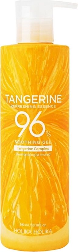 Гель для лица и тела с экстрактом мандарина Tangerine Refreshing Essence 96% Soothing Gel, 390 мл, Holika Holika