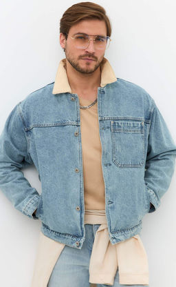 Куртка джинс P511-1256 l.blue