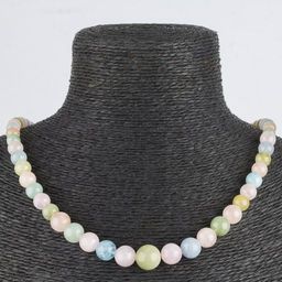 Бусы на увеличение из Берилла микс