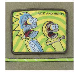 Бейсболка CAPSLAB арт. CL/REM5/1/PCT/MCO Rick and Morty Together (оливковый) фото 4
