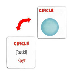 Обучающие карточки Мои первые слова на английском. Shapes and colors, 3+ - Лас играс фото 3