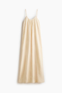 Vestido playero en muselina de algod?n