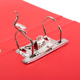 Expert Complete Регистратор PVC, 2-х стороннее покрытие, мет.уг. 50 мм 10 шт. Premier A4 арочный механ. лён красный ЕС100261004