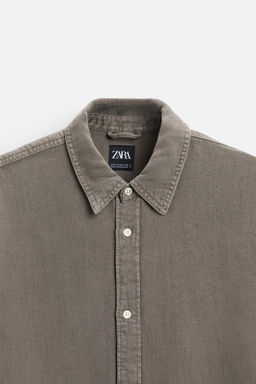 FADED DENIM SHIRT - Zara фото 16