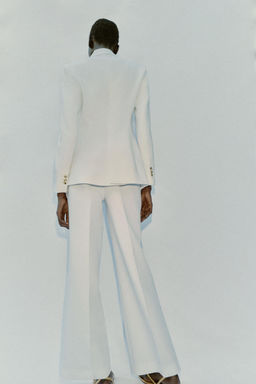 BLAZER CRUZADA HEBILLA / Blanco roto - Zara фото 4