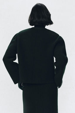 WOOL SHOULDER PAD JACKET SOSHIOTSUKI X ZARA  фото 13