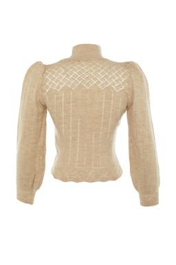 Tas Ajurlu/Delikli Dik Yaka Triko Kazak TWOAW21KZ0034 - Trendyolmilla фото 7