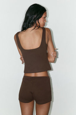 INTERLOCK SHORTS - Zara фото 19