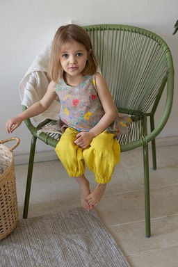 Л 21-7 бриджи для девочки "ELF" желтый