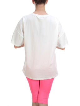 KD-862 WHITE/CRIMSON Костюм-двойка женский 7986 TREND