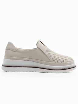 03-C319-2A BEIGE Полуботинки летние женские (натуральная кожа)