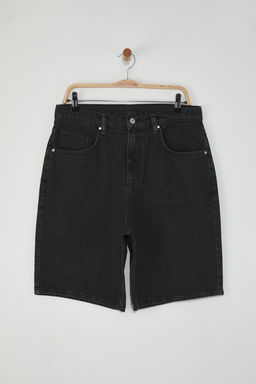 TRENDYOL MAN Mavi Baggy Fit More Sustinable Kot Sort TMNSS25SR00054 - Trendyolmilla фото 5