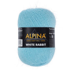 Пряжа ALPINA WHITE RABBIT 55% пух кролика, 45% нейлон 10 шт. х 50 г 300 м  15 м