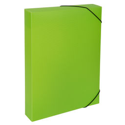 Expert Complete Короб архивный пластиковый 50 мм 1 шт. PRISMA NEON A4 эффект 3D лайм ЕС240441021