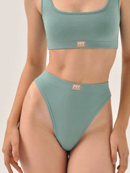 Стринги с высокой посадкой из хлопка - My фото 98