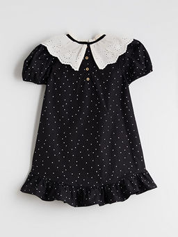 ?i?ekli K?z ?ocuk Elbise