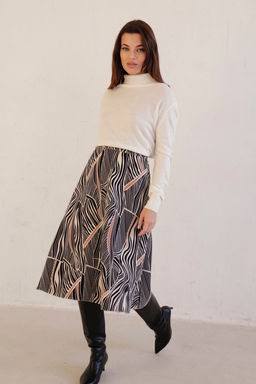 Юбка А-силуэта с принтом - Martichelli фото 52