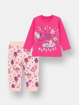 CRB wear/CSNG 90118-25-302 Комплект ясельный (джемпер, брюки), малиновый/Ex.Cherubino